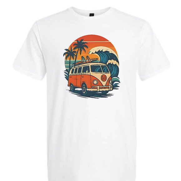 On The Way To Surf In Van T-Shirt - Picture 1 of 5